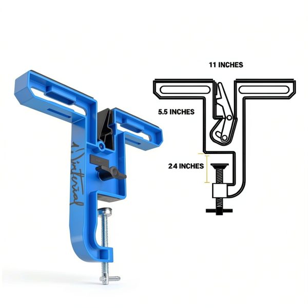 Winterial Aluminum Snowboard Vise for Ski Tuning-4