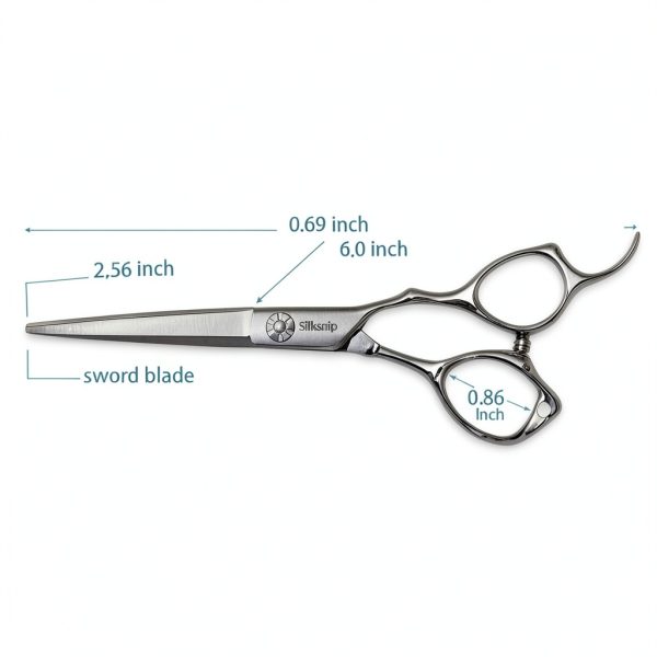 Hair Scissors Silksnip Stainless Steel 6in Pro-1