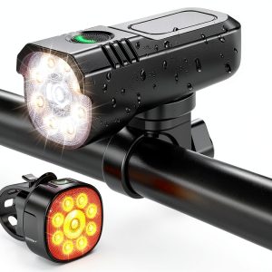 Zewdov Bike Headlight Cycling Electronics Aluminum-0