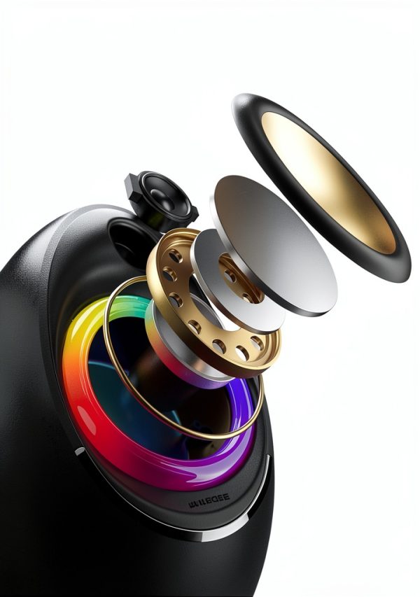 Bluedee RGB Light Computer Speakers for PC-1