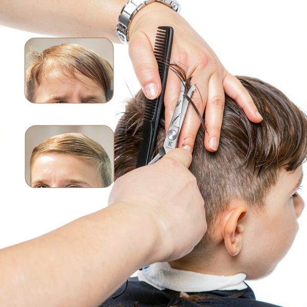 Kids Hair Cutting Scissors by K KaCaKaCa Stainless Steel-5