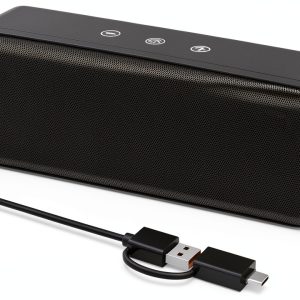 XKX Computer Speakers USB Compatible Black-0
