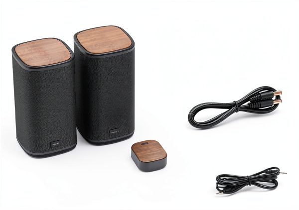 KEiiD Computer Speakers Metal Bluetooth Wireless-6