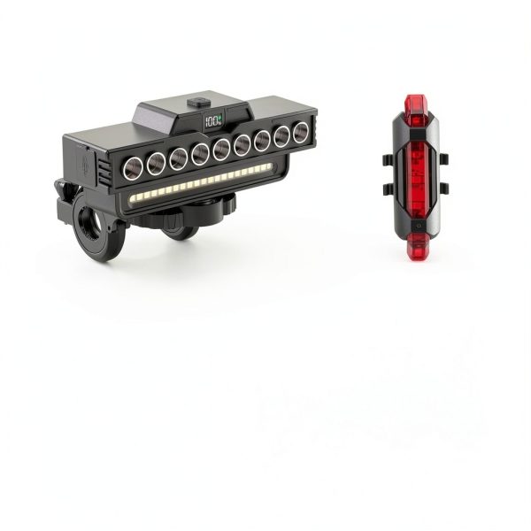Generic Bike Headlight 1500 Lumen ABS Shell Handlebar Mount-5