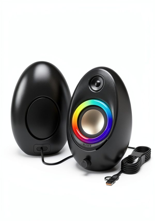 Bluedee RGB Light Computer Speakers for PC-5