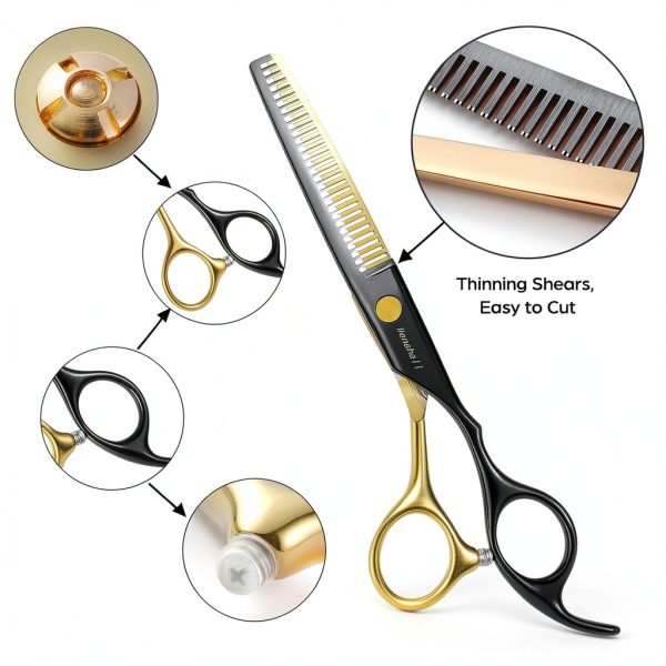 Wenshall Hair Cutting Shears Stainless Steel-6