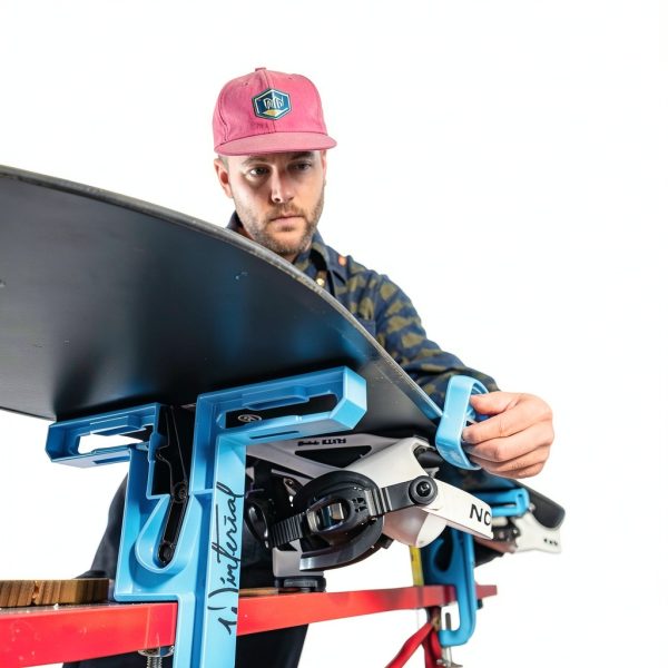 Winterial Aluminum Snowboard Vise for Ski Tuning-5