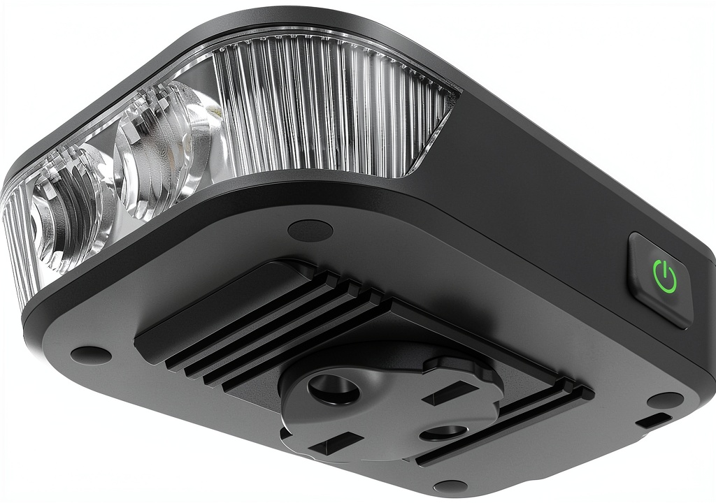 Ravemen FR500 bike light on a bike handlebar