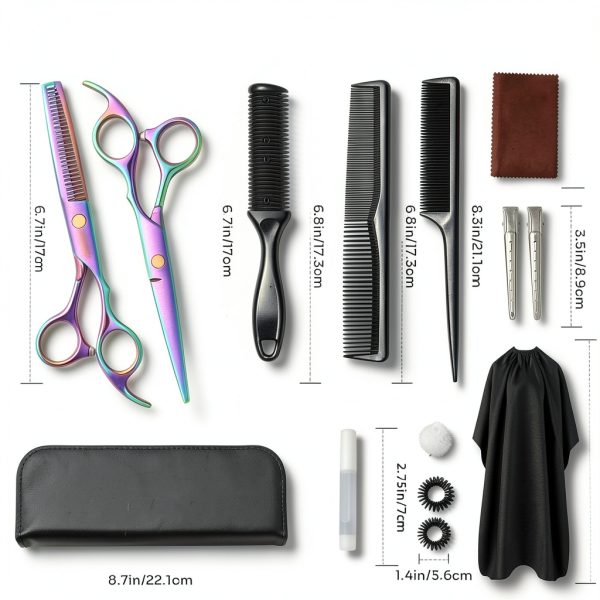 Japanese 440c Hair Scissors WFOEJEJ Kit Haircut-1