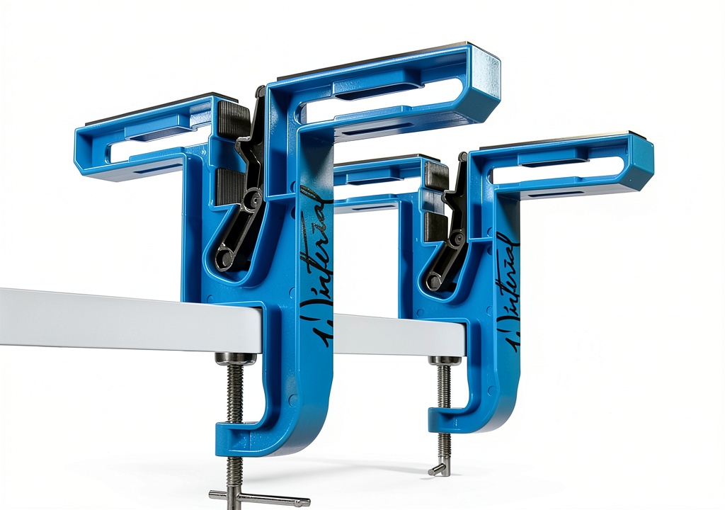 Winterial snowboard vise in use