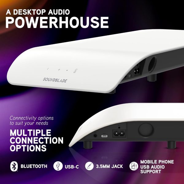 BlueAnt SOUNDBLADE Computer Speakers White-4