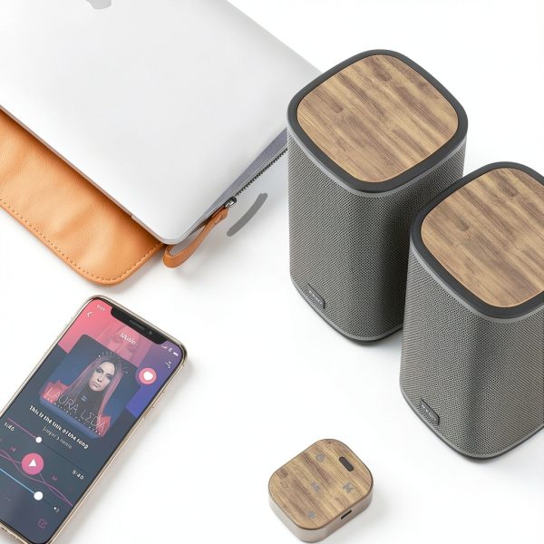 KEiiD Computer Speakers Metal Bluetooth Wireless-5