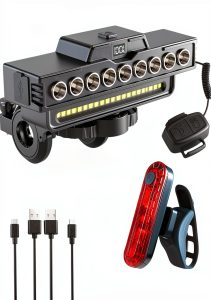 Generic Bike Headlight 1500 Lumen ABS Shell Handlebar Mount-0