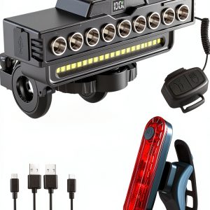Generic Bike Headlight 1500 Lumen ABS Shell Handlebar Mount-0