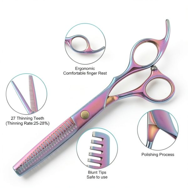 Japanese 440c Hair Scissors WFOEJEJ Kit Haircut-4