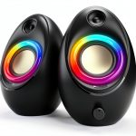 Bluedee RGB Light Computer Speakers for PC-0