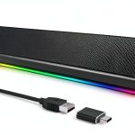 Lenrue Computer Speakers Glossy-Black-0