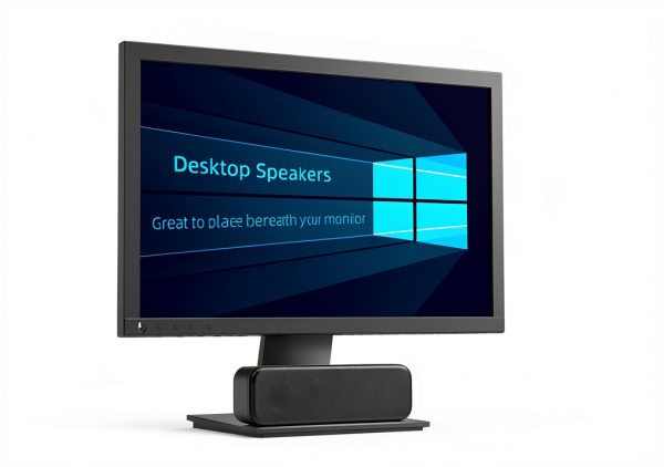 XKX Computer Speakers USB Compatible Black-4
