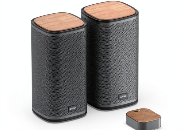 KEiiD Computer Speakers Metal Bluetooth Wireless-0