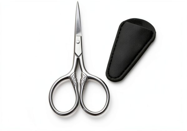 HITOPTY Vintage Stainless Steel Facial Hair Scissors for Men-5