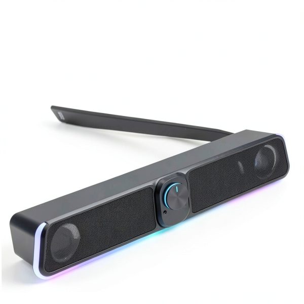 BUSP-HYY Computer Speakers Black ABS Material-4