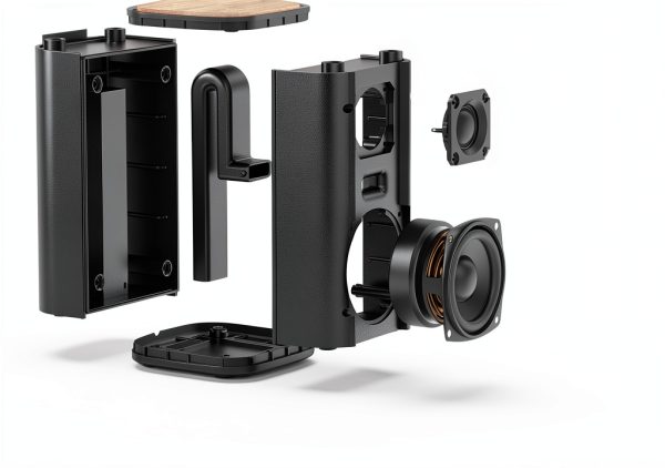 KEiiD Computer Speakers Metal Bluetooth Wireless-1
