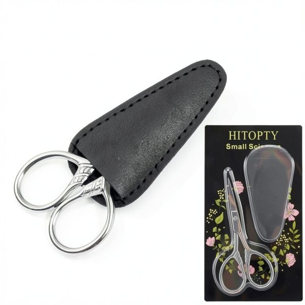 HITOPTY Vintage Stainless Steel Facial Hair Scissors for Men-1