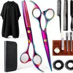 Japanese 440c Hair Scissors WFOEJEJ Kit Haircut-0