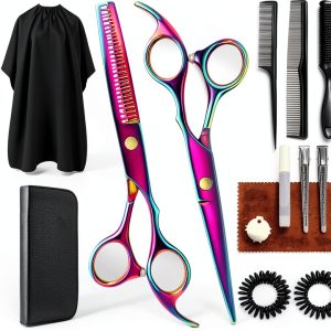 Japanese 440c Hair Scissors WFOEJEJ Kit Haircut-0