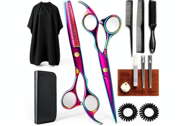 Japanese 440c Hair Scissors WFOEJEJ Kit Haircut-0