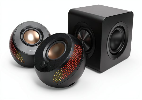 Creative Pebble X Plus Computer Speakers with RGB Lighting-0