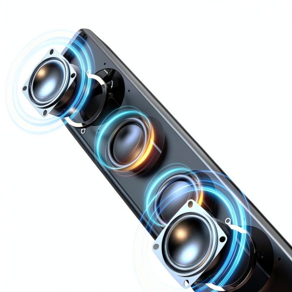 Lenrue Computer Speakers Glossy-Black-1