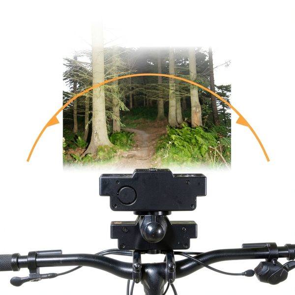 Generic Bike Headlight 1500 Lumen ABS Shell Handlebar Mount-1