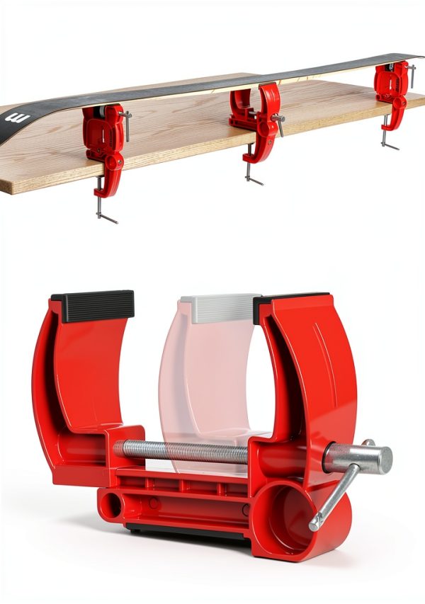 ANCHOM Ski Clamp Aluminum 3‑Piece Set for Pros-2