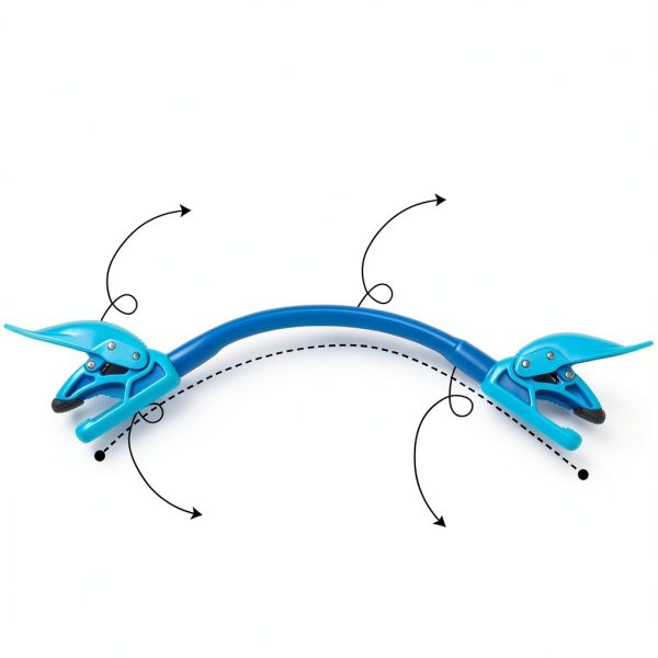 Launch Pad Ski Wedge Trainer Blue Kids Clip-1