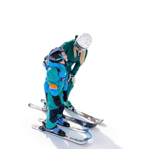 Launch Pad Ski Wedge Trainer Blue Kids Clip-5