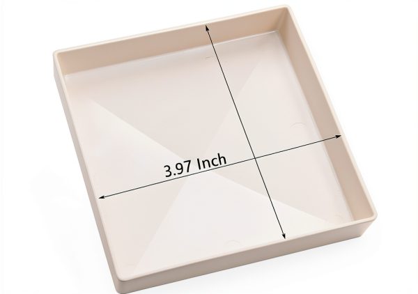 Vinyl Fence Post Cap 4x4 White PVC 4 Pack Pyramid Style by Aiwaiufu-3