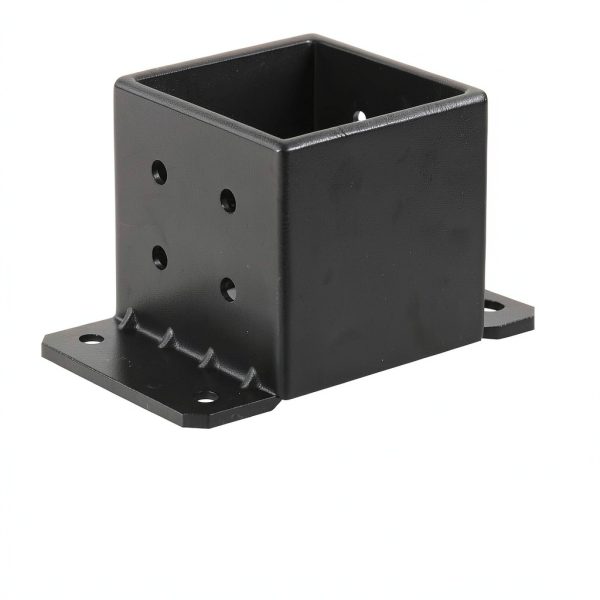 eoere 6x6 Post Base 2PCS Heavy Duty 8Gauge Steel Bracket for Deck-1