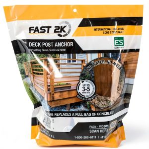 Fast 2K Deck Post Mix H B Fuller – Foam for Deck & Fence Posts-0