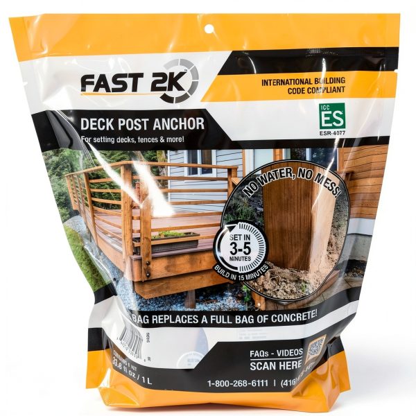 Fast 2K Deck Post Mix H B Fuller – Foam for Deck & Fence Posts-0