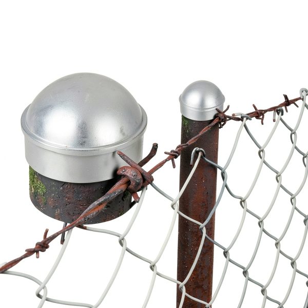 2-3/8" Chain Link Fence Post Cap by Yaocom Aluminum Round Caps 20 pcs-5